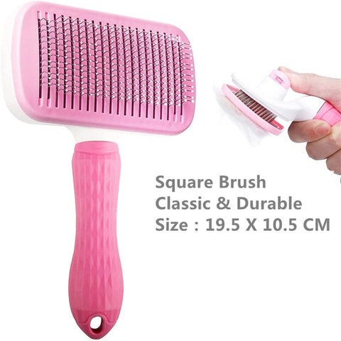 Pet Dog Hair Brush Cat Comb Grooming And Care Cat Brush Stainless Steel Comb For Long Hair Dogs Cleaning Pets Dogs Accessories BATACHARLY