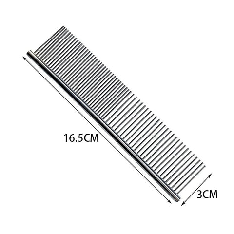 Pet Dog Hair Brush Cat Comb Grooming And Care Cat Brush Stainless Steel Comb For Long Hair Dogs Cleaning Pets Dogs Accessories BATACHARLY