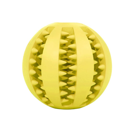 Pet Dog Toy Interactive Rubber Balls for Small Large Dogs Puppy Cat Chewing Toys Pet Tooth Cleaning Indestructible Dog Food Ball BATACHARLY
