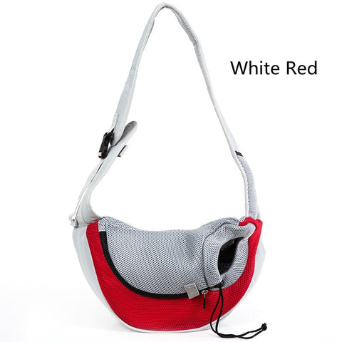 Pet Puppy Carrier S/L Outdoor Travel Dog Shoulder Bag Mesh Oxford Single Comfort Sling Handbag Tote Pouch BATACHARLY