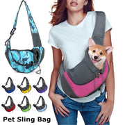 Pet Puppy Carrier S/L Outdoor Travel Dog Shoulder Bag Mesh Oxford Single Comfort Sling Handbag Tote Pouch BATACHARLY