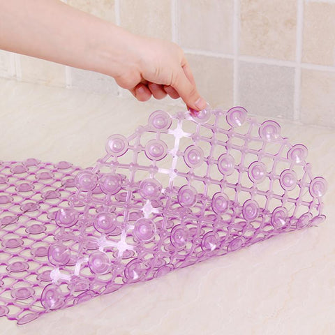 Plain Oval Water Drop Bathroom Non-slip Mat Bath Oval Bedroom Floor Shower Mat Absorbent Carpet PVC Floor Mat Rug BATACHARLY