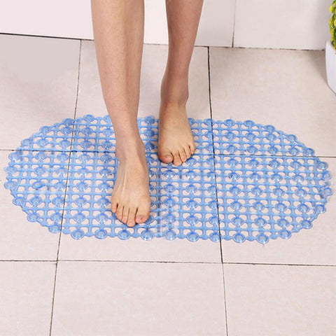 Plain Oval Water Drop Bathroom Non-slip Mat Bath Oval Bedroom Floor Shower Mat Absorbent Carpet PVC Floor Mat Rug BATACHARLY