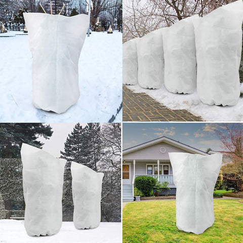 Plant Cover Winter Warm Cover Tree Shrub Plant Protecting Bag Frost Protection For Yard Garden Plants Small Tree Against Cold BATACHARLY