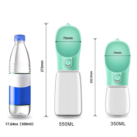 Portable Dog Water Bottle For Small Large Dogs Bowl Outdoor Walking Puppy Pet Travel Water Bottle Cat Drinking Bowl Dog Supplies BATACHARLY