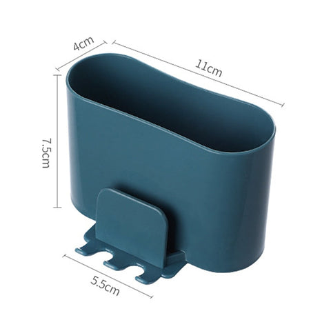 Punch-Free Toothbrush Holder Toilet Bathroom Suction Wall Hanging Toothpaste Storage Box Toothbrush Rack Shlfe Bathroom Supplies BATACHARLY