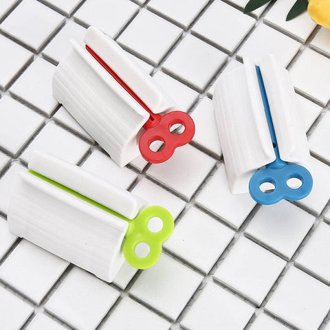 Rolling Toothpaste Tube Dispenser Holder Device Multifunctional Plastic Facial Cleanser Squeezer Press For Bathroom Accessories BATACHARLY