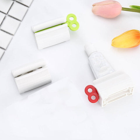 Rolling Toothpaste Tube Dispenser Holder Device Multifunctional Plastic Facial Cleanser Squeezer Press For Bathroom Accessories BATACHARLY