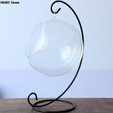 Iron Art Home Decoration Table Ball Lantern Candle Hanging Stand Holder Retro Glass Ball Hanging Stand Candle Holder Wedding