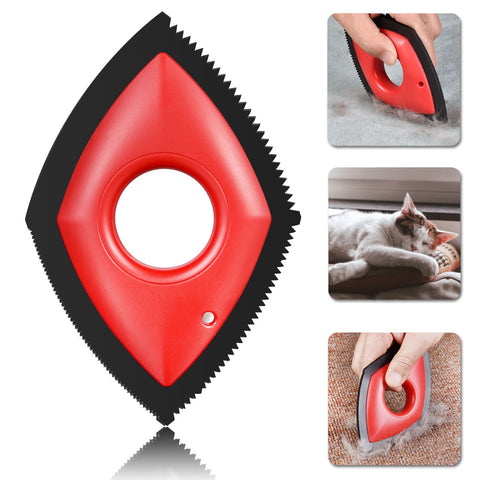Pet Hair Remover Cat Fur Cleaning Device Carpet Sofa Car Detail Scraper Dog Lint Removal Silicone Dog Cat Fur Removal Brush