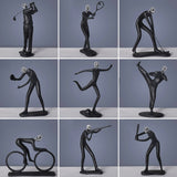 Sports Statue Abstract Figure Sculpture Ornaments Home Decor for Birthday Christmas Party Gifts SW175