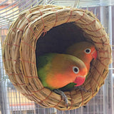 1PC Parrot Nest Straw Bird Nest Natural Handmade Warm Pigeon House  Bedroom Courtyard Bird Cages Supplies Bird Cage Accessories
