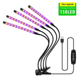 30-150 LED USB Grow Light Phytolamp for Plants with Control Full Spectrum Fitolamp Lights Home Flower Seedling Clip Phyto Lamp