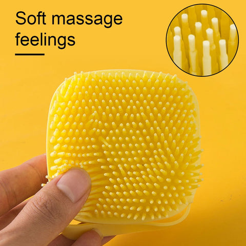 Soft Silicone Dog Brush Pet Shampoo Massager Bath Brush Bathroom Puppycat Washing Massage Dispenser Grooming Shower Brush BATACHARLY