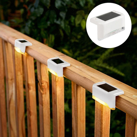 Solar Stair Light LED 1/4/8/12pcs Waterproof Outdoor Garden Passage Courtyard Terrace Guardrail Step Light Landscape Light BATACHARLY