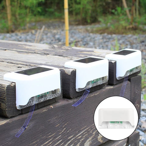 Solar Stair Light LED 1/4/8/12pcs Waterproof Outdoor Garden Passage Courtyard Terrace Guardrail Step Light Landscape Light BATACHARLY