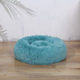 Super Soft Pet Dog Bed Autumn Winter Round Long-haired Pet Mat Suitable House for Cats and Dogs Warm Comfortable Pet Supplies BATACHARLY