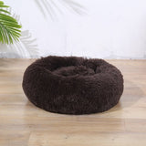 Super Soft Pet Dog Bed Autumn Winter Round Long-haired Pet Mat Suitable House for Cats and Dogs Warm Comfortable Pet Supplies BATACHARLY