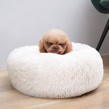 Super Soft Pet Dog Bed Autumn Winter Round Long-haired Pet Mat Suitable House for Cats and Dogs Warm Comfortable Pet Supplies BATACHARLY