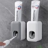 Wall Mounted Automatic Toothpaste Dispenser Squeezers Bathroom Accessories Toothpaste Holder Rack dispensador pasta dientes BATACHARLY