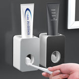 Wall Mounted Automatic Toothpaste Dispenser Squeezers Bathroom Accessories Toothpaste Holder Rack dispensador pasta dientes BATACHARLY