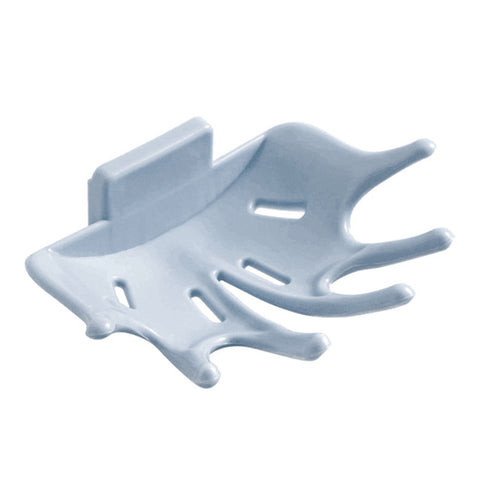 Wall Mounted Soap Holder Drain Soap Box Bathroom Shower Sponge Soap Dish Rack Soap Storage Container Bathroom Accessories BATACHARLY