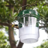 Wasp Trap Bee Trap With Solar LED Light Bee Trap Wasp Insect Trap Hanging Honey-Trap Catcher Killer No-Poison Hanging Tree Pest BATACHARLY