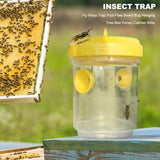 Wasp Trap Fruit Fly Flies Insect Bug Hanging Tree Honey Catcher Killer Bee Insect Reject Pest Control Tool No-Poison BATACHARLY