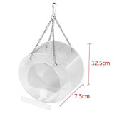 Window Bird Feeder House Shape Weather Proof Transparent Suction Cup Outdoor Birdfeeders Hanging Birdhouse For Outside Garden BATACHARLY