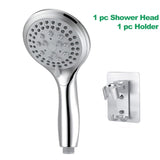 Zhangji Bathroom 5-Mode Shower Head Large Panel Water-Saving Nozzle Classic Standard Design G1/2 Shower Accessories Random Color BATACHARLY